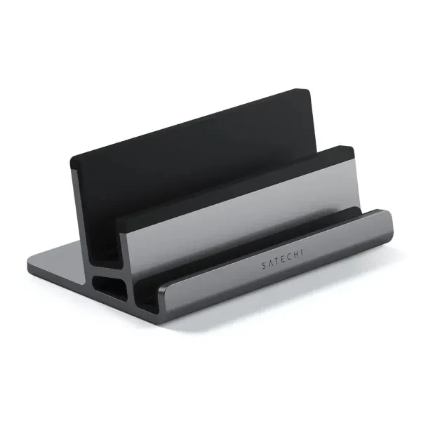 Підставка для планшета Satechi Aluminum Dual Vertical Laptop Stand Space Gray for iPad/MacBook (ST-ADVSM)