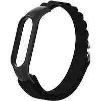 Ремешок для фитнес-браслета ArmorStandart Alpina Band Xiaomi Mi Band 7/6/5/4 Black (ARM64987)