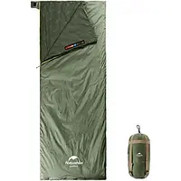 Спальний мішок Naturehike Summer LW180 NH21MSD09 Green M лівий