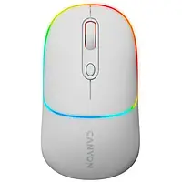 Мышка Canyon MW-22 Dual Band RGB Wireless Snow White (CNS-CMSW22SW)