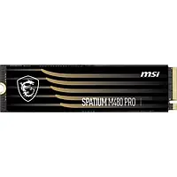 Жесткий диск внутренний SSD MSI Spatium M480 Pro 1 TB (S78-440L1G0-P83)