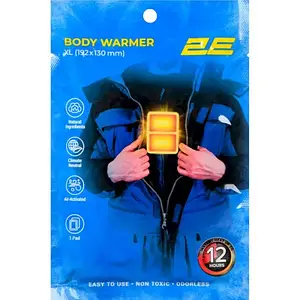 Хімічна грілка 2E Body Warmer, XL 20шт. (2E-BW12XL-DB)