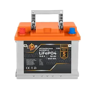 Автомобільний акумулятор LogicPower LiFePO4 L + 12V  -  50 Ah (24385)