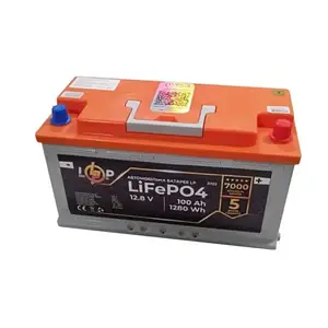 Автомобільний акумулятор LogicPower LiFePO4 R + 12, 8V  -  100 Ah (21122)