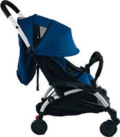 Прогулянкова коляска Yoya 175A+ Premium Edition Синя(біла рама)