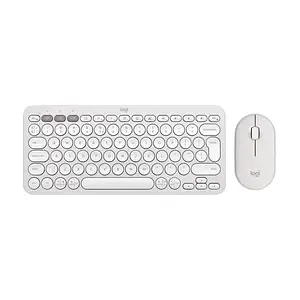 Комплект клавіатура та миша Logitech Pebble 2 Combo White (Eng)