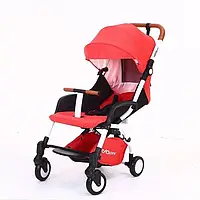 Прогулянкова дитяча коляска Yoya Care 2018 Червона (біла рама)