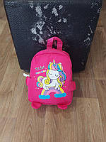 Рюкзак дитячий текстиль з Єдинорогом для дівчинки 23*20*10 см. "David Bags" від прямого постачальника