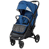 Прогулянкова дитяча коляска Yoya Plus Pro 2022 Синя (чорна рама)