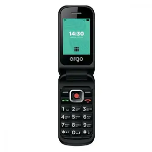 Кнопковий телефон Ergo F241 Black