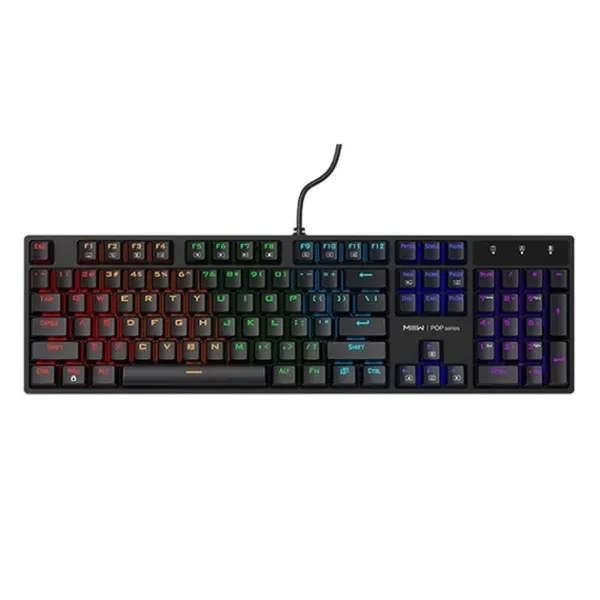 Клавіатура MiiiW POP LED RGB Black (K1040) (ENG/UKR/RU)