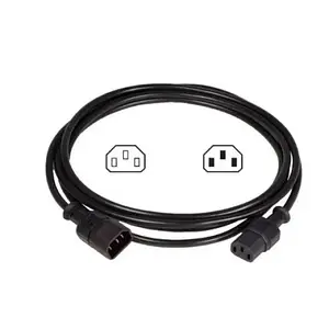 Кабель живлення Conteg IEC320 C13  -  IEC320 C14 1.8m IP-C-C3C418