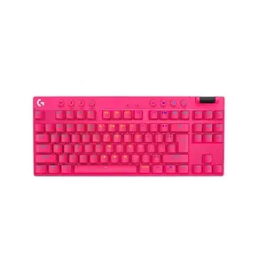 Клавіатура Logitech G Pro X TKL Lightspeed Tactile Magenta (920-012159)