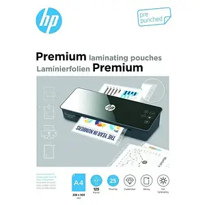 Плівка для ламінування HP PREMIUM POUCHES A4 PRE-PUNCHED, 125 MIC, 228 x 303, 25 PCS (9122)