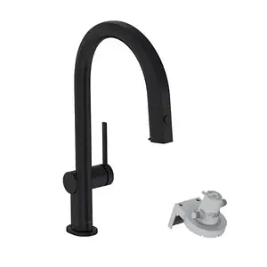 Кухонний змішувач Hansgrohe Aqiuttura M91 76803670 Matte Black