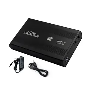 Зовнішня кишеня для диска Voltronic 3520SBl 3.5 USB2.0 SATA Black