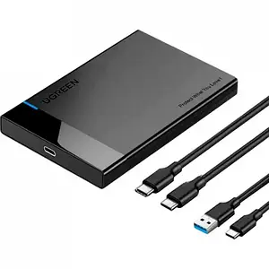 Зовнішня кишеня для диска Ugreen US221 Adapter 2.5 SATA to USB 3.1 Black (60735)