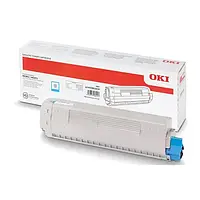 Тонер-картридж для принтера OKI TONER-C-MC853/873/883-7, 3K Cyan