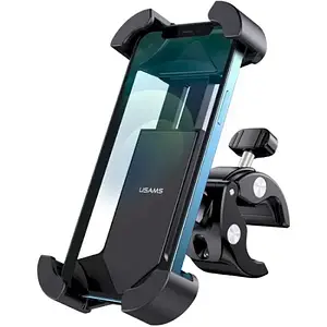 Велосипедний тримач USAMS US-ZJ064 Black Cycling Shockproof Phone Holder (ZJ064ZJ01)