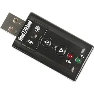 Звукова карта VALUE (B00650) Black USB Virtual 7.1 Channel RTL