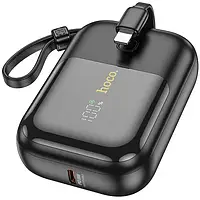 Внешний портативный аккумулятор Hoco Q20 Fountain 10000 mAh Black 22.5W+PD20W