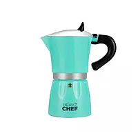 Кофеварка гейзерна BRAVO CHEF BC-12100-6 Green