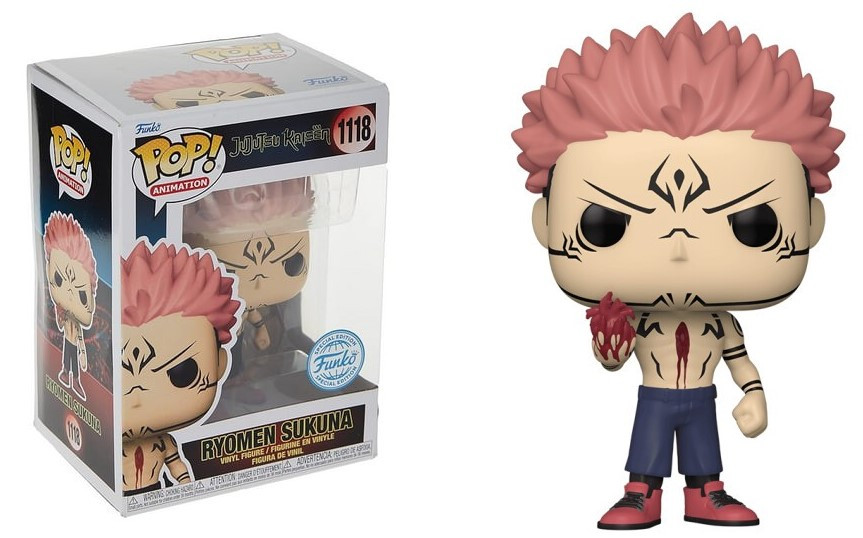 Фігурка Funko Pop Exclusive Фанко Поп Jujutsu Kaisen Sukuna Магічна Битва Ремен 10 см JK RS 1118