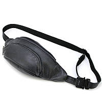 Напоясна сумка шкіряна з передньою кишенею FA-30351-3md TARWA Чорний ZK, код: 7729164