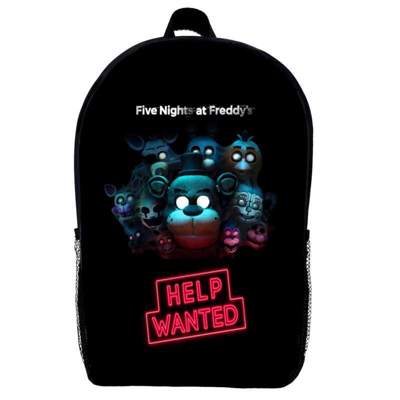 Рюкзак ФНАФ Аніматроніки 5 ночей з Фредді дитячий (Gear bag mini FNAF 03) чорний, 29 х 21 х 9 см, фото 1