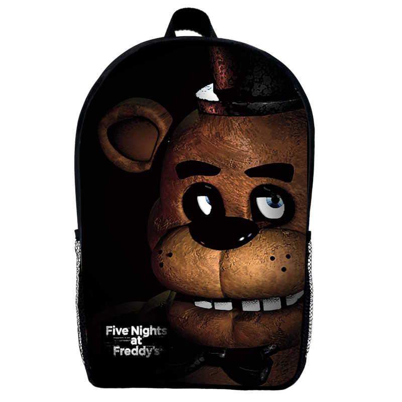 Рюкзак ФНАФ Аніматроніки 5 ночей з Фредді дитячий (Gear bag mini FNAF 04) чорний, 29 х 21 х 9 см, фото 1