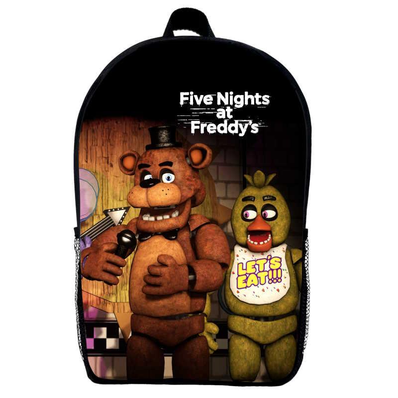 Рюкзак ФНАФ Аніматроніки 5 ночей з Фредді дитячий (Gear bag mini FNAF 09) чорний, 29 х 21 х 9 см, фото 1