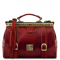 Кожаная сумка - саквояж Tuscany Leather MONA-LISA TL10034 Красный FS, код: 7615790