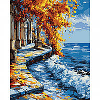 Картина по номерам Осень около моря 50 см * 40 см SANTІ
