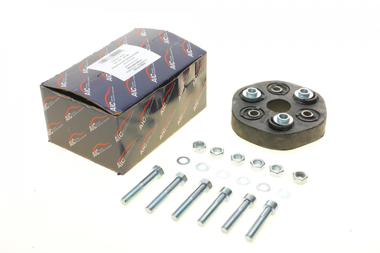 Муфта карданного валу еластична Mercedes C-class (W202) / E-class (W124) 93-00 (к-кт з болтами) AIC 51124