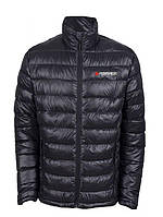 Куртка болоньевая с электроподогревом водоотталкивающая(р.44-46, черная, АКБ:5V, 2A, от 10000 mAh, 3 режима