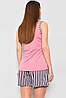 Піжама жіноча напівбатальна рожевого кольору 178010P, фото 3