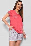 Пижама женская полубатальная розового цвета 178009M
