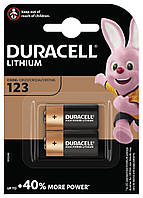 Батарейка Duracell DL 123 2 шт. (6409613) TV, код: 1868487