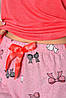Піжама жіноча напівбатальна рожевого кольору 178007P, фото 4