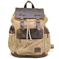 Рюкзак из парусины и кожи RSc-0010-4lx TARWA Светло-коричневый CS, код: 7759245