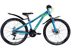 Велосипед сталь 26 Discovery TREK AM DD рама-15" синій з крилом Pl 2024