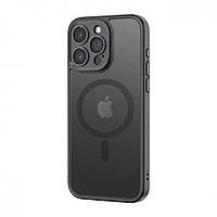 Rock Guard Anti-drop Series TPU Case with Magsafe iPhone 15 Pro Max Titanium Black