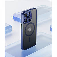 Rock Guard Anti-drop Series TPU Case with Magsafe iPhone 15 Titanium Blue