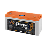 Акумулятор LP LiFePO4 25,6V - 100 Ah (2560Wh) (BMS 80A/40А) пластик LCD, фото 2