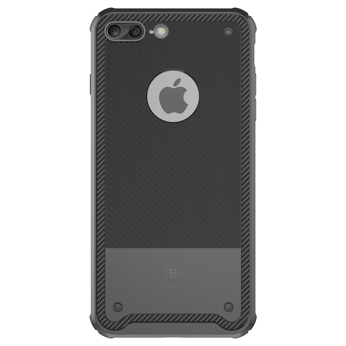 Чохол Baseus для iPhone 8 Plus/7 Plus Shield Black (ARAPIPH7P-TS01)