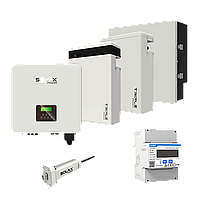 Комплект Solax 1.2: Трифазний гібридний інвертор на 10 кВт, з АКБ на 11,6 кВт * год