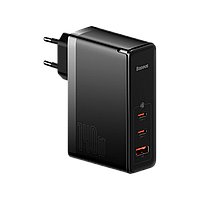 Мережевий зарядний пристрій Baseus GaN5 Pro 3 порта, USB + Type-C 140W Черный (CCGP100201)