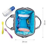 Сумка-рюкзак для мами Zupo Crafts + компактний пеленальний матрацик, фото 4