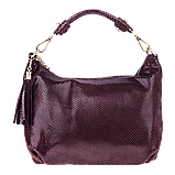 Жіноча сумка Realer P112 коричнева, фото 5