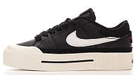 Женские кроссовки Nike Court Legacy Lift Black Sail